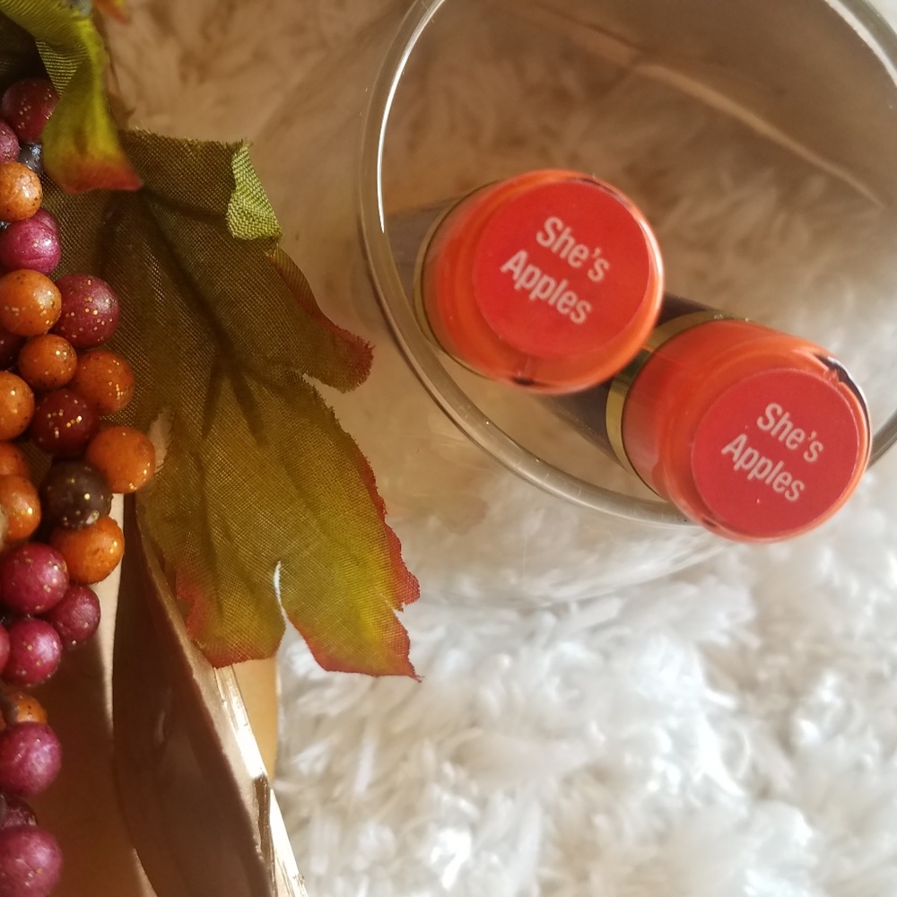 Firey Orange-Red Sealed She's Apples LipSense